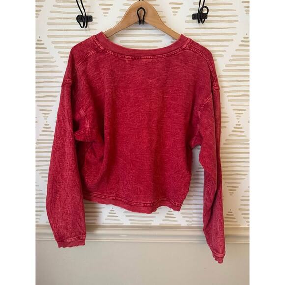 American Groove Women’s One Size Vintage Inspired Overdyed Sweater - Picture 2 of 2